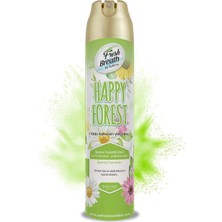 Zemira Fresh Breath Happy Forest 300 ml Aerosol Koku | Araç Oda Için Ferah Kalıcı Aroma