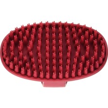 Zemira Le Salon Essentials Kauçuk Bakım Fırçası, Döngü Saplı, Kırmızı