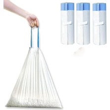 Zemira Akıllı Tuvaleti Büzgülü Poşeti 3lü Seti (3 x 15 Adet, 46 x 50 Mm)