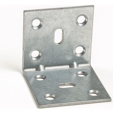 Zemira Metal L Demiri (25 Adet) Ince Gönye 40X40X40 mm Mobilya Duvar Sabitleme Bağlantı Aparatı