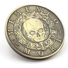Zemira Memento Mori Rönesans Ölümü Hatırla Stoa Şans Coin Metal CP060