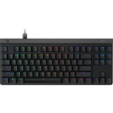 Zemira G G515 Tkl Kablolu Düşük Profilli Oyun Klavyesi, Tamamen Özelleştirilebilir Rgb, Çift Katm