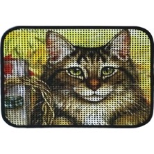 Zemira Miapet Elekli Desenli Tuvalet Önü Paspası 60 x 45 cm Bahar