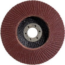 Zemira - 115 mm 80 Kum Standard Seri Alox Flap Disk, Gri