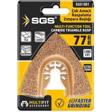 Zemira Sgs Multi-Tools Karbür Raspalama Zımpara Başlığı, 77MM, Model SGS1881