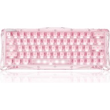 Zemira Gravastar Mercury V60 Oyun Klavyesi Hall Efektli Şalterli – Kristal Pembe