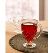 Zemira Lasalle 4'lü Çay Fincanı, Şeffaf