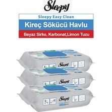 Zemira Sleepy Easy Clean Kireç Sökücü Havlu 30'lu 3 Paket