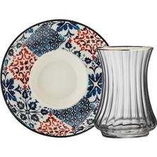 Zemira Sandro Moreno 1898 Lizbon Optik 12 Parça 6 Kişilik Çay Seti 150 ml AR263785