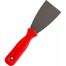 Zemira Plastik Saplı Spatula 6 cm Paslanmaz Çelik Kazıma Macun Çekme Spatulası Boya Alçı Tamir El Aleti