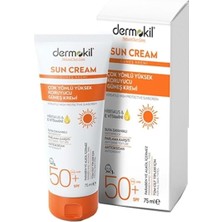 Zemira Dermokil Sun Cream-Çok Yönlü Yüksek Güneş KREMI50 Spf 75 ml