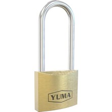 Ozkr Store Yuma Türk Malı Pirinç Uzun Kancalı Asma Kilit 50 mm