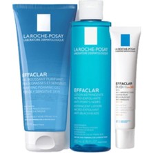 Zemira La Roche Posay Effaclar Güneş Korumalı Akne Bakım Seti, Effaclar Duo Spf 30, Jel, Tonik