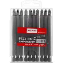 Zemira Hand Yıldız Bits Pz2 Tornavida Ucu, 100 Mm, 10 Adet
