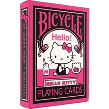 Zemira Bicycle Hello Kitty 50TH Anniversary, Siyah Pembe Oyun Kartları