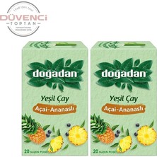 Zemira Dogadan Yeşil Çay Açai Ananaslı Bardak Poşey Çay x 2 Adet