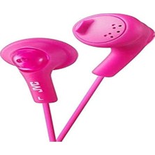 Zemira Jvc Gumy HA-F160-P-E Kulak Içi Stereo Kulaklık, Bas Güçlendirme 3,5 mm Jak Kablosu (1,2 M) - Pem