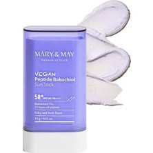 Zemira Mary&may Vegan Peptide Bakuchiol Içeren Güneş Stick SPF50+ 18G