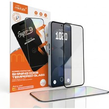 Caseonn Nothing Phone (3A) Pro Tam Kaplayan 9h Temperli Cam Ekran Koruyucu Siyah