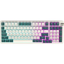 Zemira Aigo DF98 Rgb Mekanik Klavye - Yellow Switch, Swap, 2.4g + 5.0 + Usb-