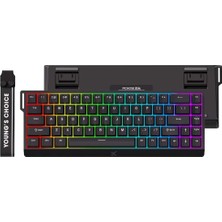 Zemira Mchose ACE68 E-Sport Black%65 He Uranus Switch Rgb Hotswap Mekanik Klavye