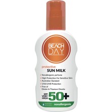 Zemira Beach Day Hassas Ciltler Için Yüksek Güneş Sütü Spf 50+ Sprey 150 ml