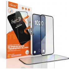 Caseonn Nothing Phone (3A) Tam Kaplayan 9h Temperli Cam Ekran Koruyucu Siyah