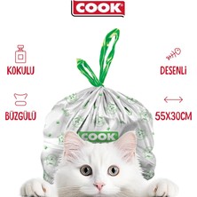 Zemira Cook Tuvaleti Büzgülü Torbası, 55 x 30 Cm, 20 Yaprak, Sabun Kokulu, Beyaz