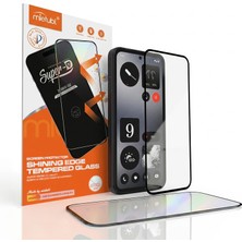 Caseonn Nothing Cmf Phone 1 Tam Kaplayan 9h Temperli Cam Ekran Koruyucu Siyah