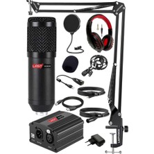 Zemira Lastvoice BM800H Stüdyo Mikrofon Phantom Stand Kayıt Seti
