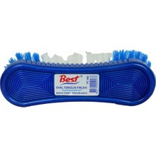 Brf Store A2TOPTAN Best Oval Temizlik Fırçası Plastik Halı Fırça Karışık Renk 17 cm