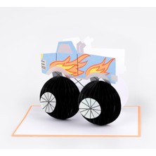 Brf Store A2TOPTAN Meri Meri - Monster Truck Tebrik Kartı