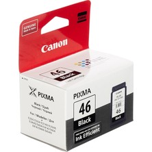 Brf Store A2TOPTAN Canon Pg-46 Orijinal Siyah Mürekkep Kartuşu, 400 Sayfa Baskı (9059B001)