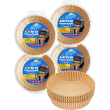 Brf Store A2TOPTAN Airfryer Pişirme Kağıdı,fritöz Yağlı Kağıdı 25'li X4 Adet Avantajlı Paket - Toplam 100 Adet
