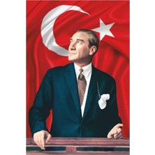Brf Store A2TOPTAN Atatürk Resmi Raşel Kumaş 200X300CM.