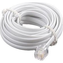 Brf Store A2TOPTAN Ttec Telefon Kablosu 10 Metre Pluglu Beyaz