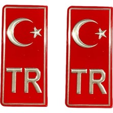 Brf Store A2TOPTAN Space Tr Plaka Sticker (2 Adet) / YACIY01