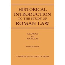Brf Store A2TOPTAN A Historical Introduction To The Study Of Roman Law