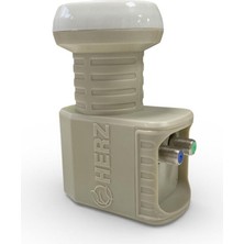 Herz HR-902 Universal Twin Çift Çıkışlı Lnb 0.1db Full Hd 4K