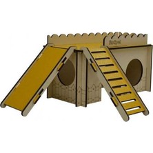 Brf Store A2TOPTAN Rotipet Hamster Evi 20X11X10 cm (Mavi)