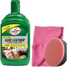Brf Store A2TOPTAN Turtle Wax Deri Temizleyici ve Besleyici Krem 500 Ml, Mikrofiber Bez, Cila Sünger