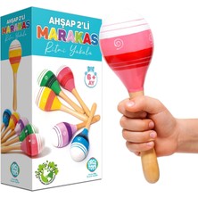 Brf Store A2TOPTAN Circle Toys Ahşap Marakas 2'li