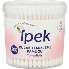 Brf Store A2TOPTAN Kulak Çubuğu Pamuğu –%100 Hidrofil Pamuk – Güvenli ve Hijyenik Kullanım – Esnek Çubuk Yapıs