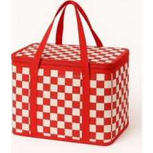 Brf Store A2TOPTAN Busstier 25 Lt Termos Çanta, 33X22X22 cm Piknik ve Kamp Soğutucu Çanta, Suya Dayanıklı Iç K