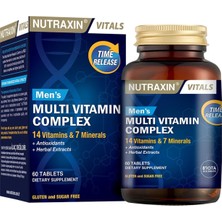 Brf Store A2TOPTAN Nutraxin Men's Multi Vitamin Complex 60 Tablet Takviye Edici Gıda