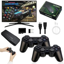 Brf Store A2TOPTAN Retro Video Oyun Konsolu, 20.000+ Klasik Oyun Konsolu, 64G 4K HDMI Çıkışı Game Stick, Iki K