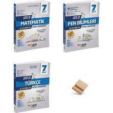 Gizli Yayınları Gizli 7. Sınıf Maarif Matematik Fen ve Türkçe 3lü Set Usta Işi Soru Bankası + Telefon Standı