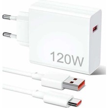 Lizbon Center 120W Şarj Aleti Hızlı Çift Turbo Şarj Aleti Seti Beyaz - HBSBLC2952-8830