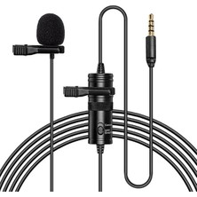 Lizbon Center Ally 3.5mm Universal Lavalier Kablolu Yaka Mikrofonu 6 METRE-(5775) - HBSBLC4094-9041