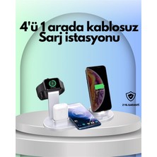 Lizbon Center iPhone Apple Watch ve Airpods ile Uyumlu 4'ü 1 Arada Şarj Ünitesi – Tüm Apple  - HBSBLC7383-5